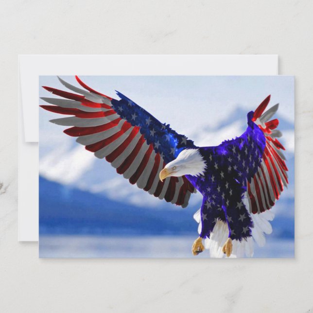 Uma águia americana (Frente)