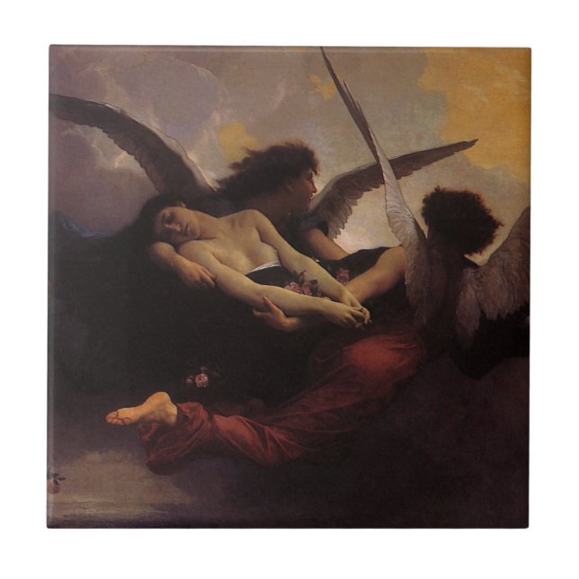Uma alma trazida para o céu por Bouguereau (Frente)