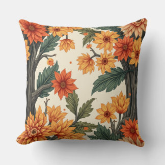 Uma almofada acolhedora com uma sensação de outono