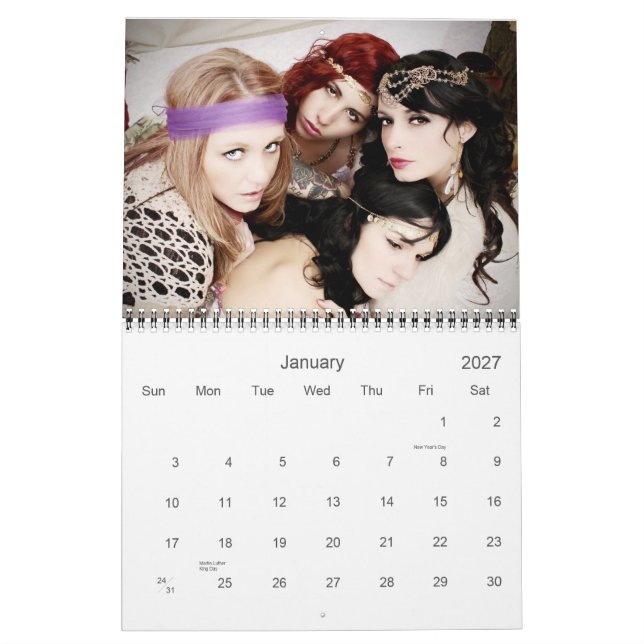 "Uma Banda de Ciganos" Calendário de 2015 (Jan 2027)