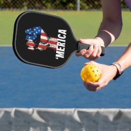 Uma bandeira americana de primeira mão 'MERICA'