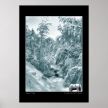 Uma bebida de Halls Brook Poster