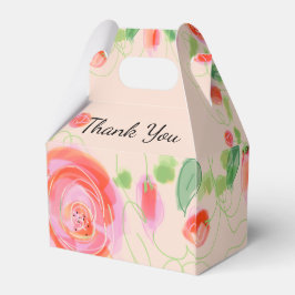 Uma bela caixa de favoritos de convidados de casam