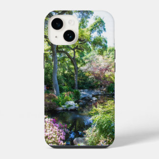uma bela paisagem de primavera em um jardim japonê