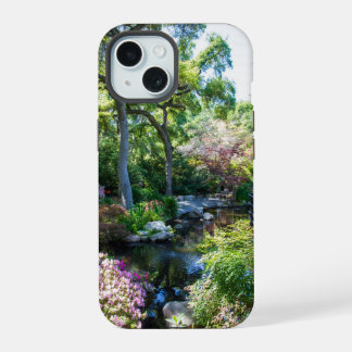 uma bela paisagem de primavera em um jardim japonê
