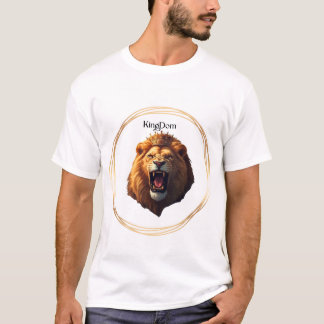 Uma boa camiseta com um logotipo KingDom único