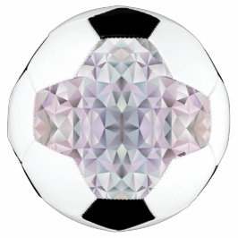 Uma bola de futebol apresenta um padrão geométrico