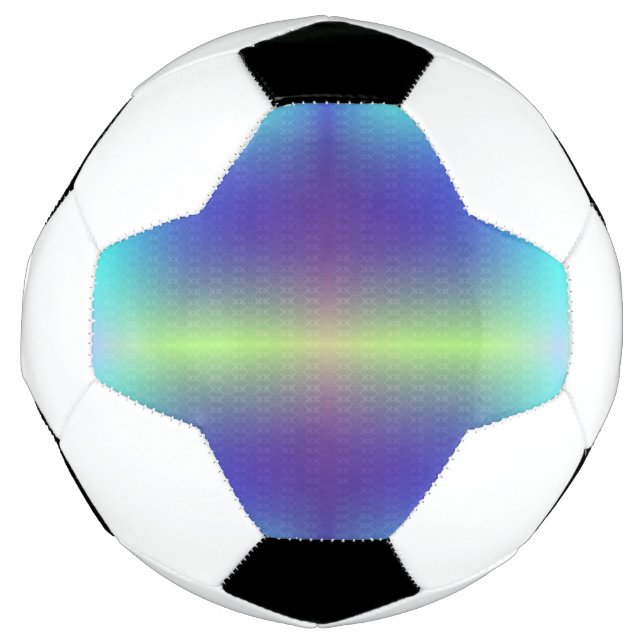 Uma bola de futebol com um design único (Frente)
