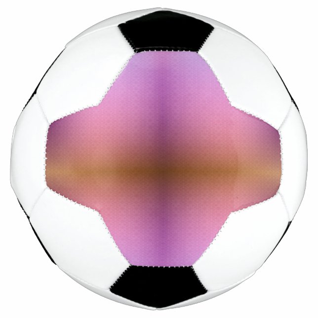 Uma bola de futebol com um design único (Frente)