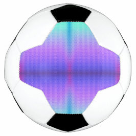 Uma bola de futebol com um padrão de gradiente de