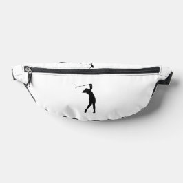Uma bolsa de cintura elegante com um design inspir