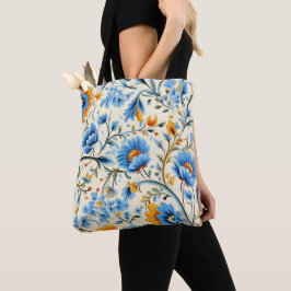 Uma bolsa de mão com alças pretas apresentando um 