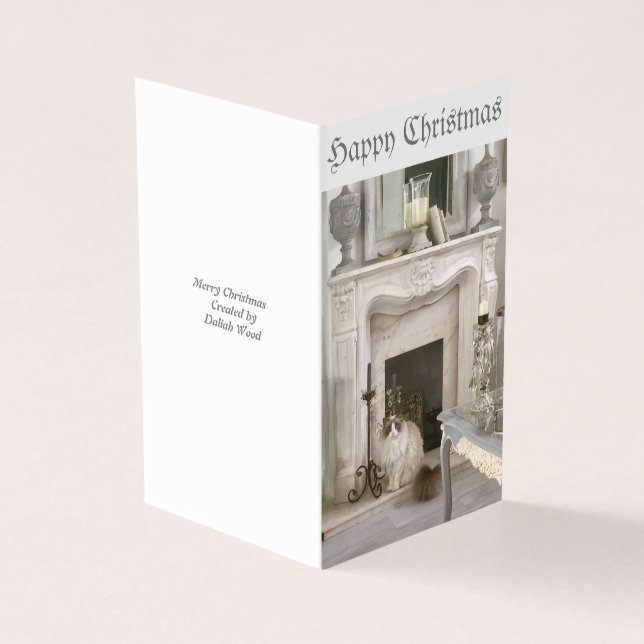 Uma caixa de Cartões de Natal de chique (Exterior)