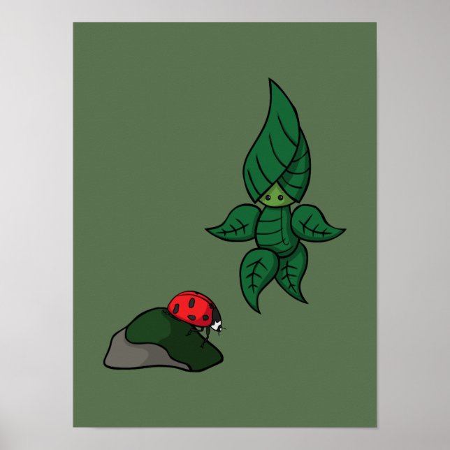 Uma caminhada na Poster do bosque (Frente)