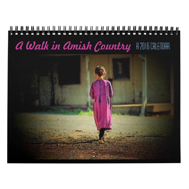 Uma caminhada no calendário do país de Amish (Capa)