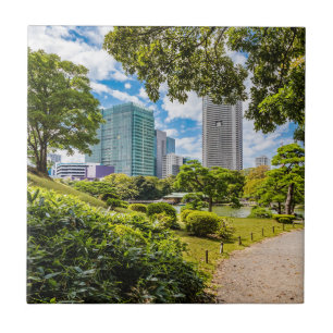 Uma caminhada pelos jardins de Hama Rikyu, Tóquio