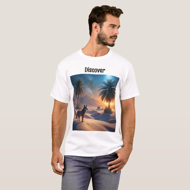 Uma camisa criativa para descoberta selvagem (Frente Completa)