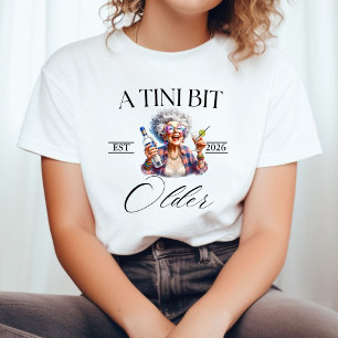Uma camisa de festa de aniversário Martini Um Pouq