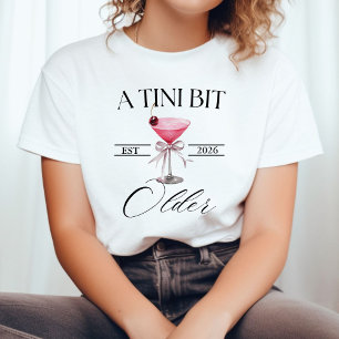 Uma camisa de festa de aniversário Martini Um Pouq