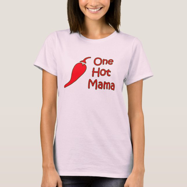 uma camisa de mamãe quente (Frente)
