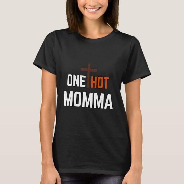Uma camisa de senhora cristã quente (Frente)