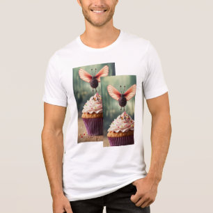 uma camisa fofa de cupcake