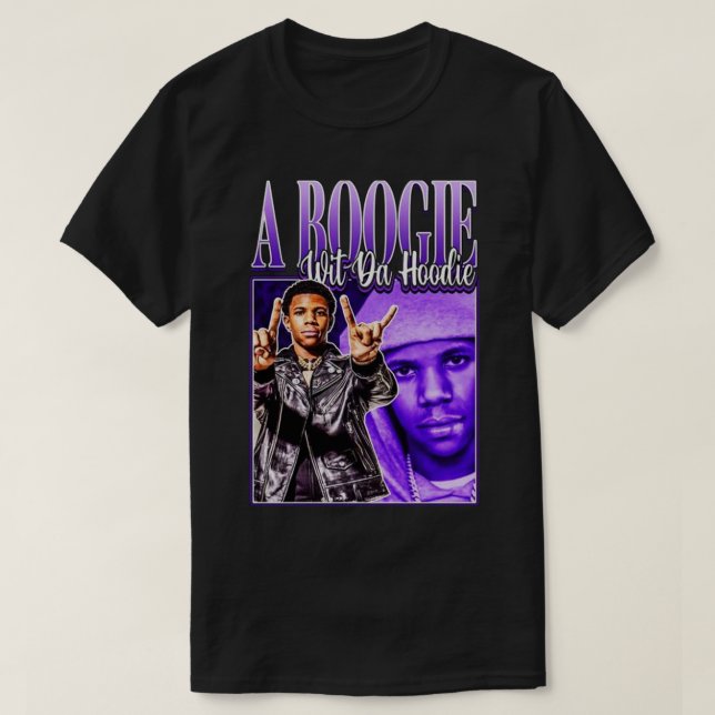 Uma camiseta clássica com camiseta de boogie com c (Frente do Design)