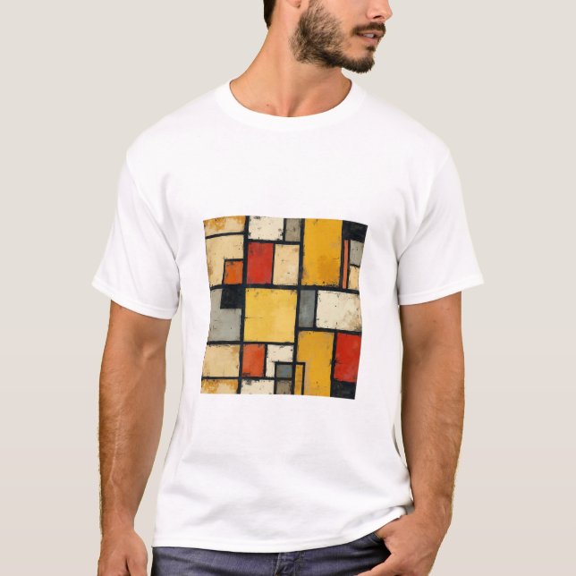 Uma camiseta com imagem da trabalho de arte de Mon (Frente)
