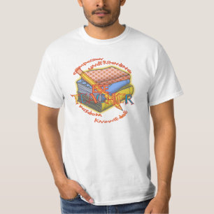 Uma camiseta com lema de professor de ESE