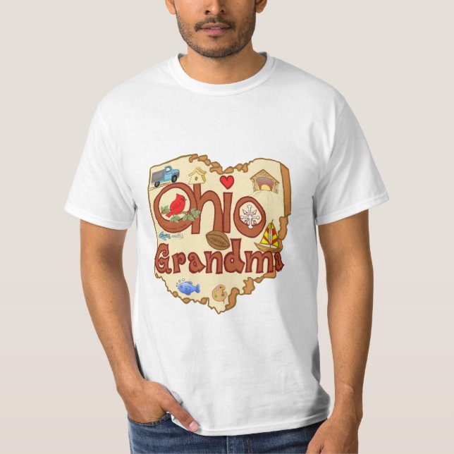 Uma camiseta da vovó de Ohio (Frente)