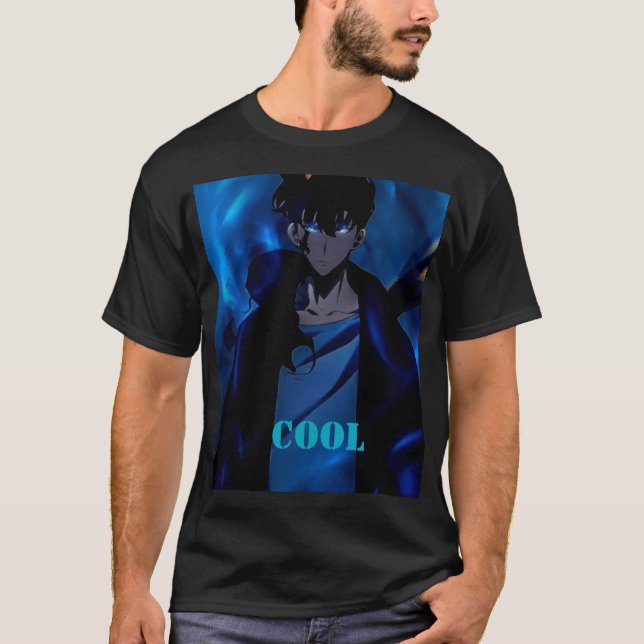 Uma camiseta de anime legal. (Frente)