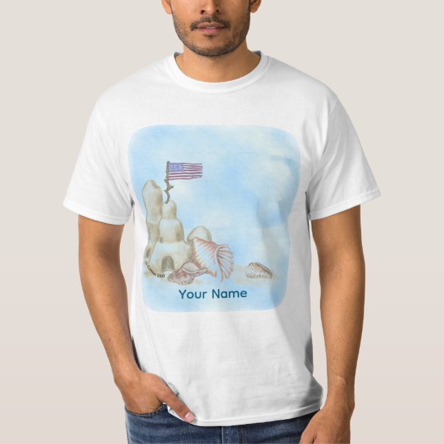 Uma camiseta de Castelo de Areia (Frente)