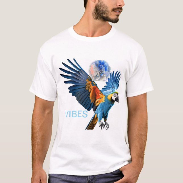 Uma camiseta do pescoço da tripulação de eterno pe (Frente)