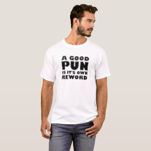 Uma Camiseta Engraçada Com Um Bom Trocadilho