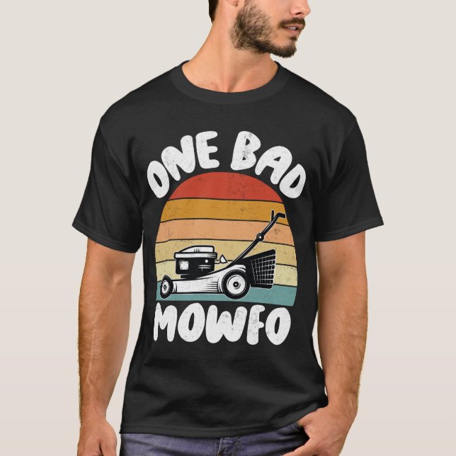 Uma Camiseta engraçada de cuidado de jardim One Ba (Frente)