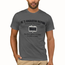 Uma camiseta engraçada de reparo de automóveis