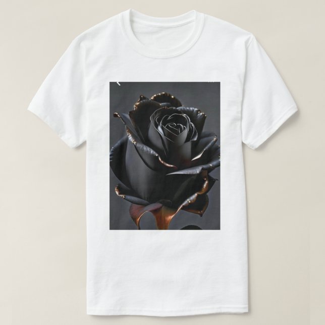 Uma camiseta gola canoa Masculino simples  (Frente do Design)