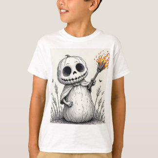 uma camiseta para crianças para o Halloween