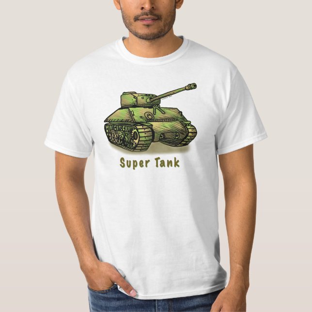 Uma camiseta Super Tank (Frente)