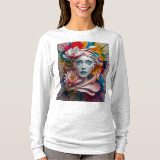 Uma camiseta vibrante e divertida