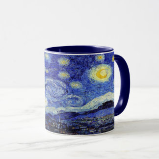 Uma caneca da inspiração de Vincent van Gogh da