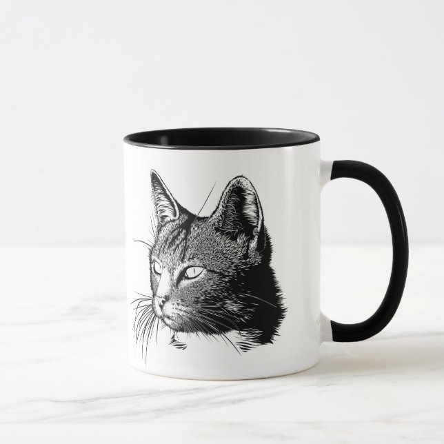 Uma Caneca de Amor de Gato (Direita)