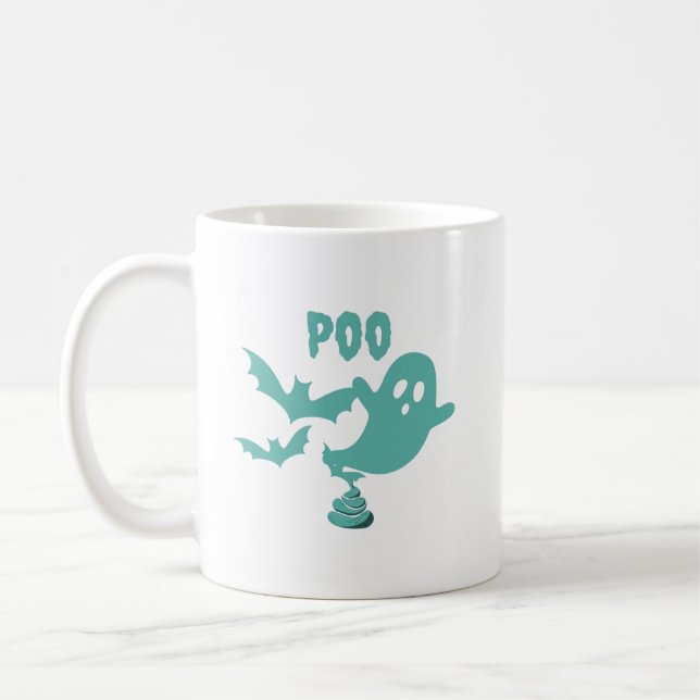 Uma Caneca de Café Assombrada que Faz Caca Diverti (Esquerda)