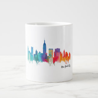 Uma caneca de café/chá com design de ilustração