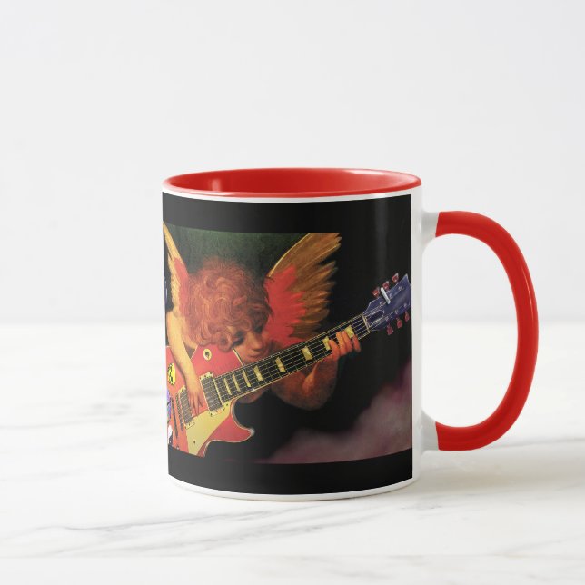 Uma caneca de café com dois tons de Cherub. (Direita)