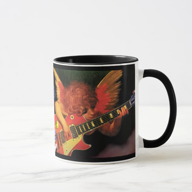 Uma caneca de café com dois tons de Cherub. (Direita)