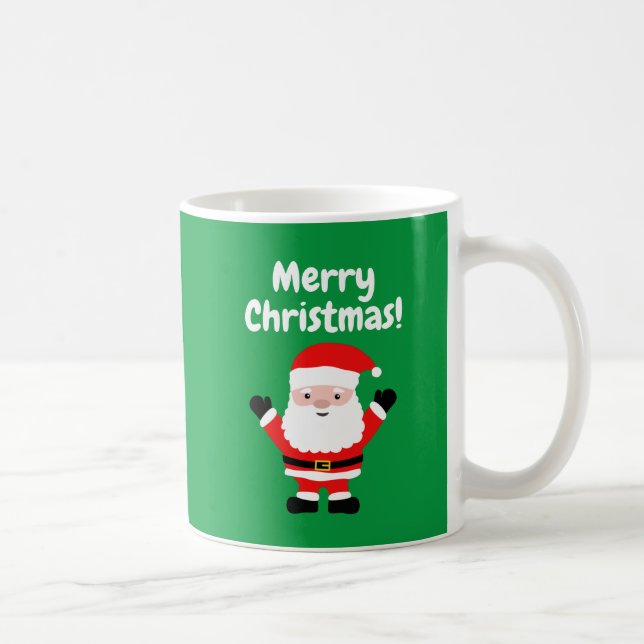Uma caneca de café de Natal com Papais noeis bonit (Direita)