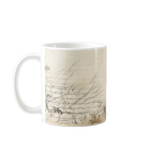 Uma caneca de café estilo vitoriano