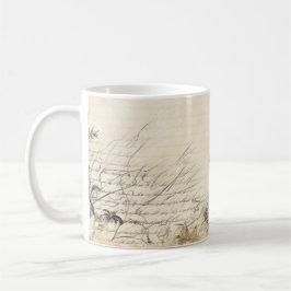 Uma caneca de café estilo vitoriano