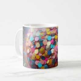 Uma caneca de confetti colorida!